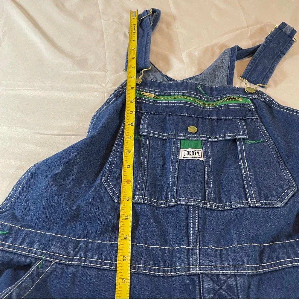 liberty denim bib